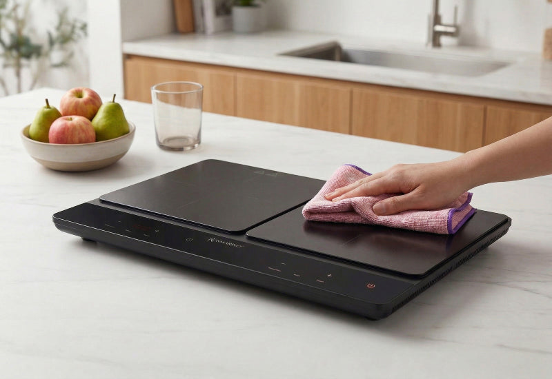 Elegancka matowa powierzchnia szklana