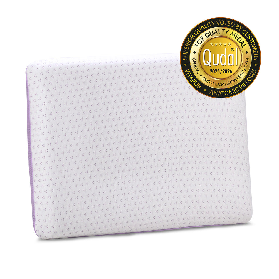 Klasyczna poduszka z pianki memory Lavender Memory, 40x55 cm