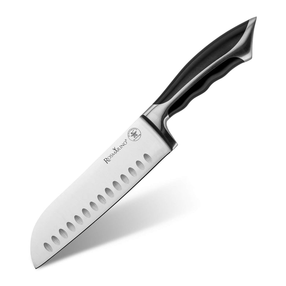 Stalowy nóż kuchenny Rosmarino Blacksmith's Santoku
