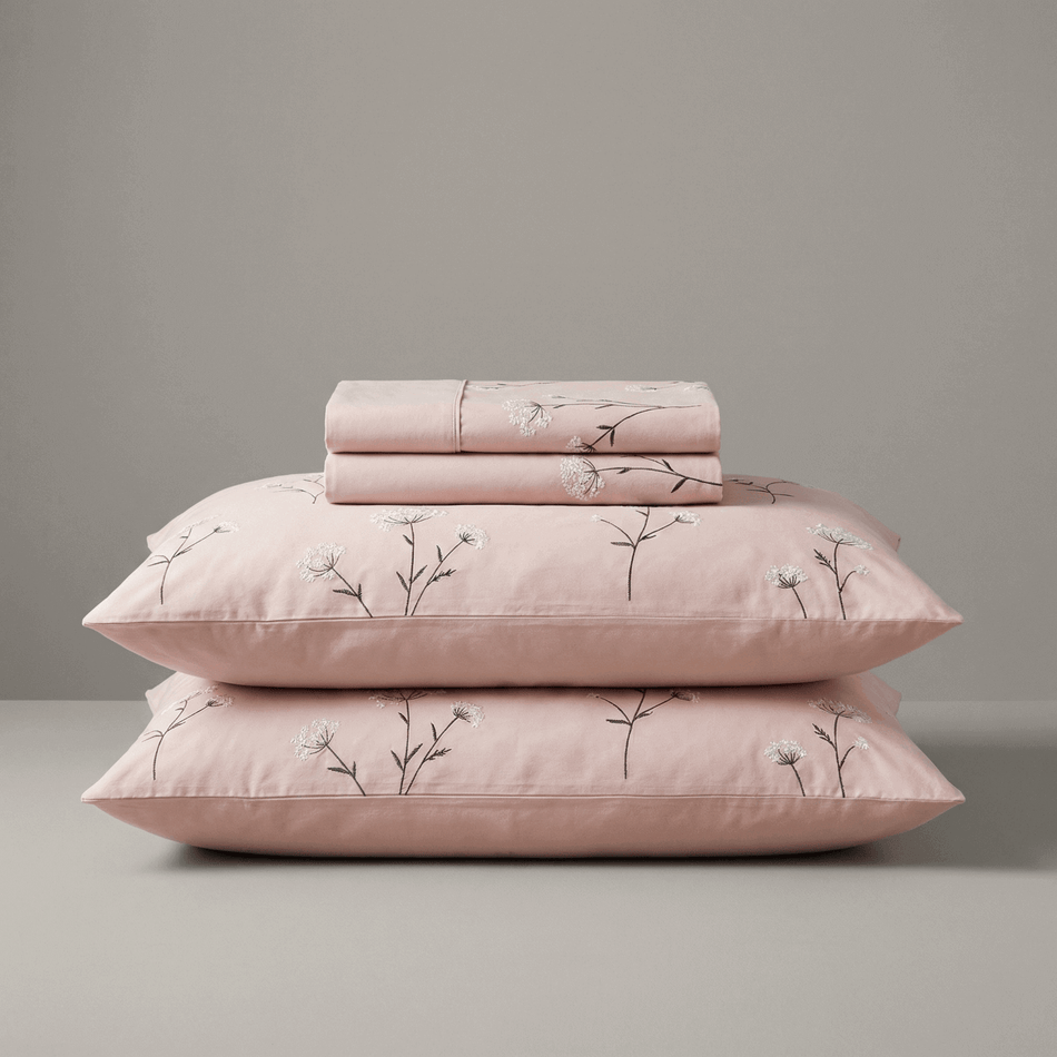 Bawełniano-satynowa pościel haftowana PREMIUM Eila