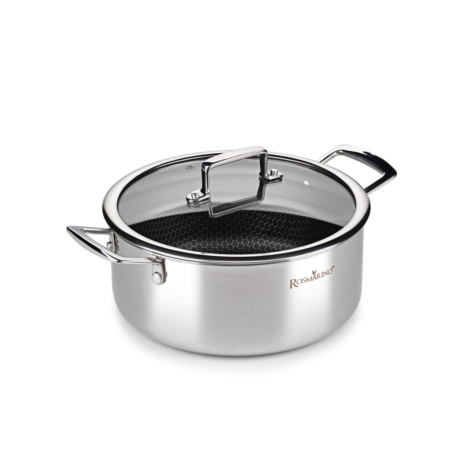 Garnek premium z pokrywką Rosmarino HexaPro - 24 cm