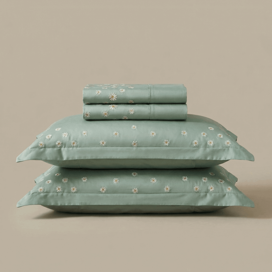 Bawełniano-satynowa pościel haftowana PREMIUM Camily