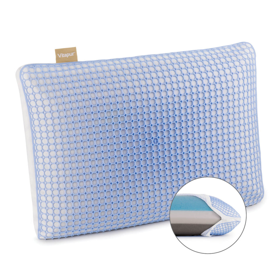 Hybrydowa poduszka Vitapur MemoElite Memory 3 w 1 – 40 x 60 cm