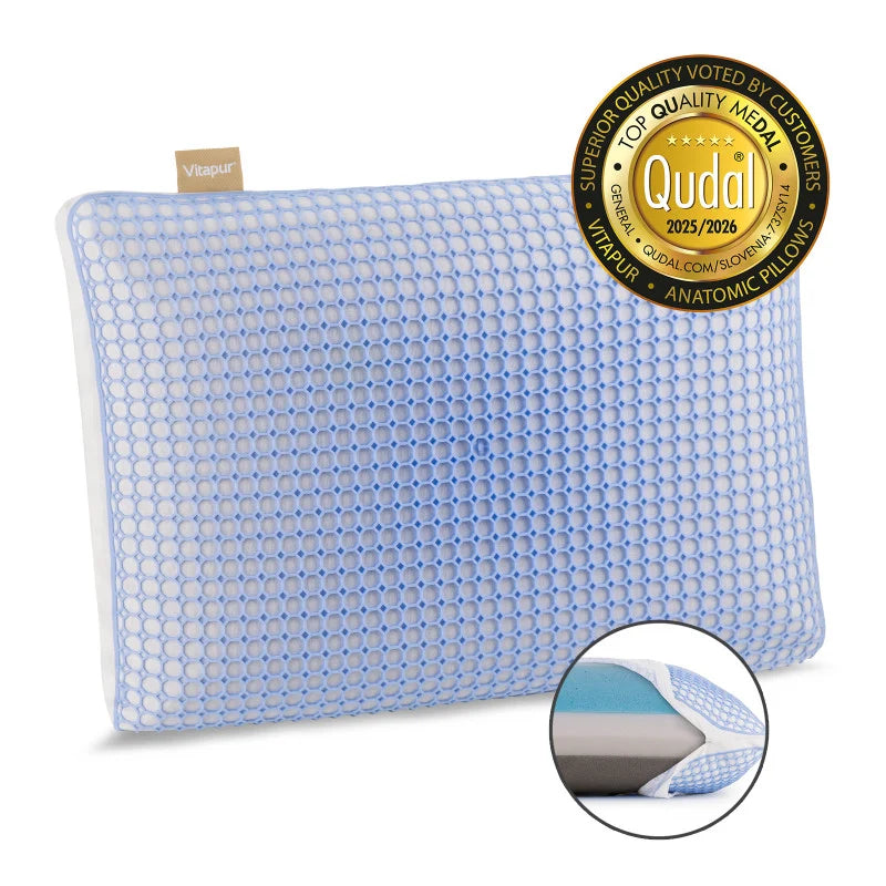 Hybrydowa poduszka Vitapur MemoElite Memory 3 w 1 – 40 x 60 cm