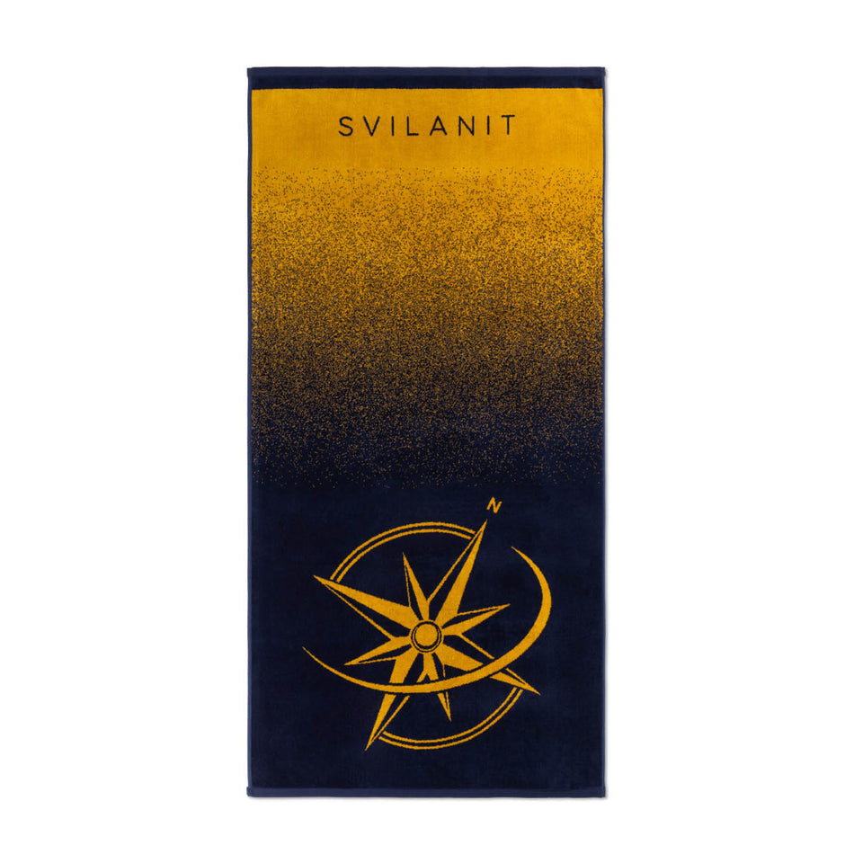 Ręcznik plażowy Golden Compass, 80 x 160 cm
