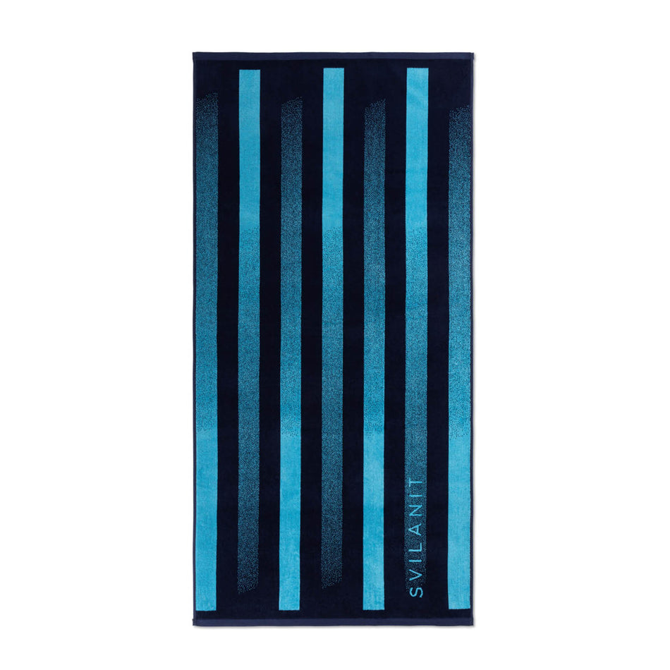 Ręcznik plażowy Graphic Blue, 80 x 160 cm