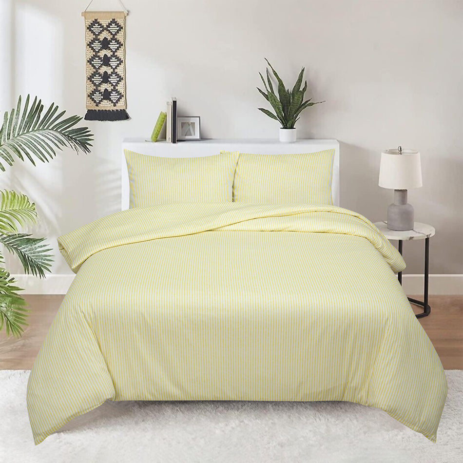 Pościel bawełniano-satynowa Fruity Stripe