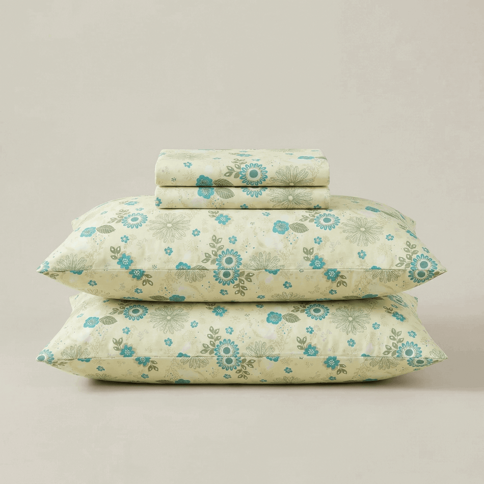 Pościel bawełniano-satynowa Floral Head