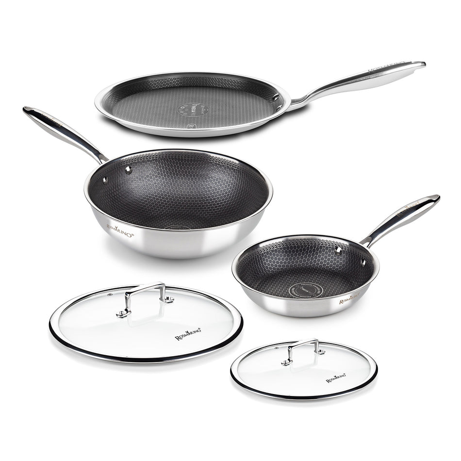 5-częściowy zestaw naczyń kuchennych Rosmarino HexaPro