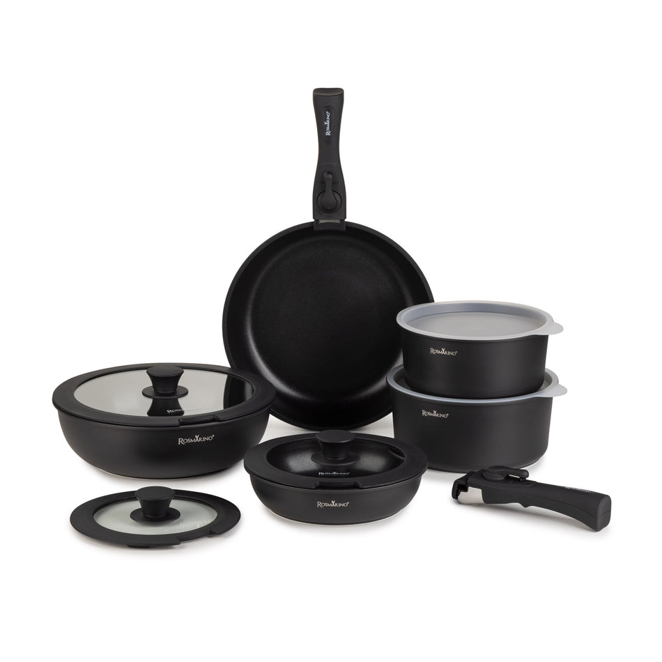 Rosmarino 12-częściowy zestaw garnków Click&Cook