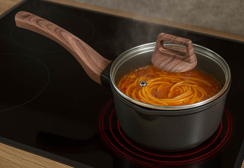 Odpowiednie do wszystkich płyt kuchennych, w tym indukcyjnych.