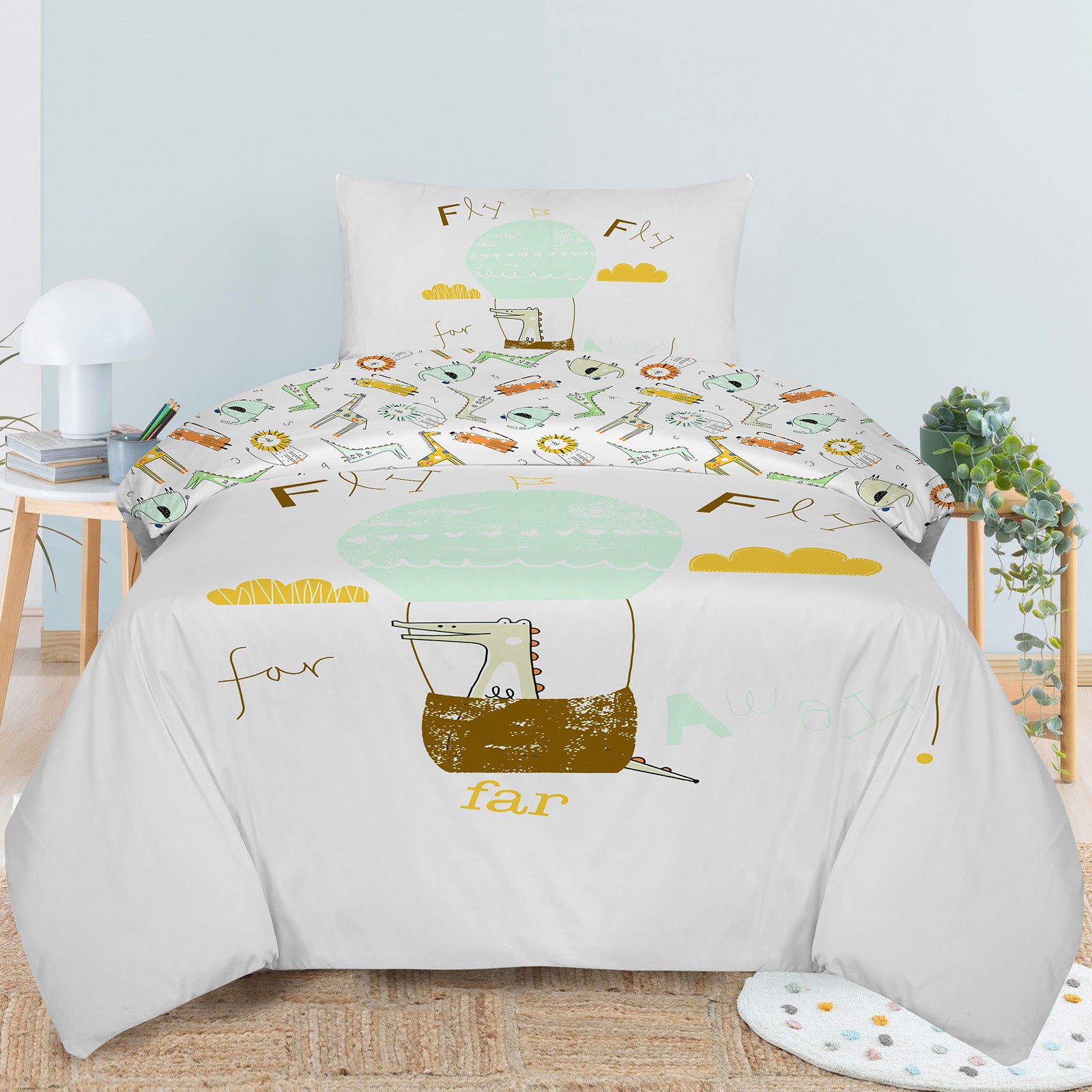 Bawełniana pościel dziecięca Svilanit Balloonie