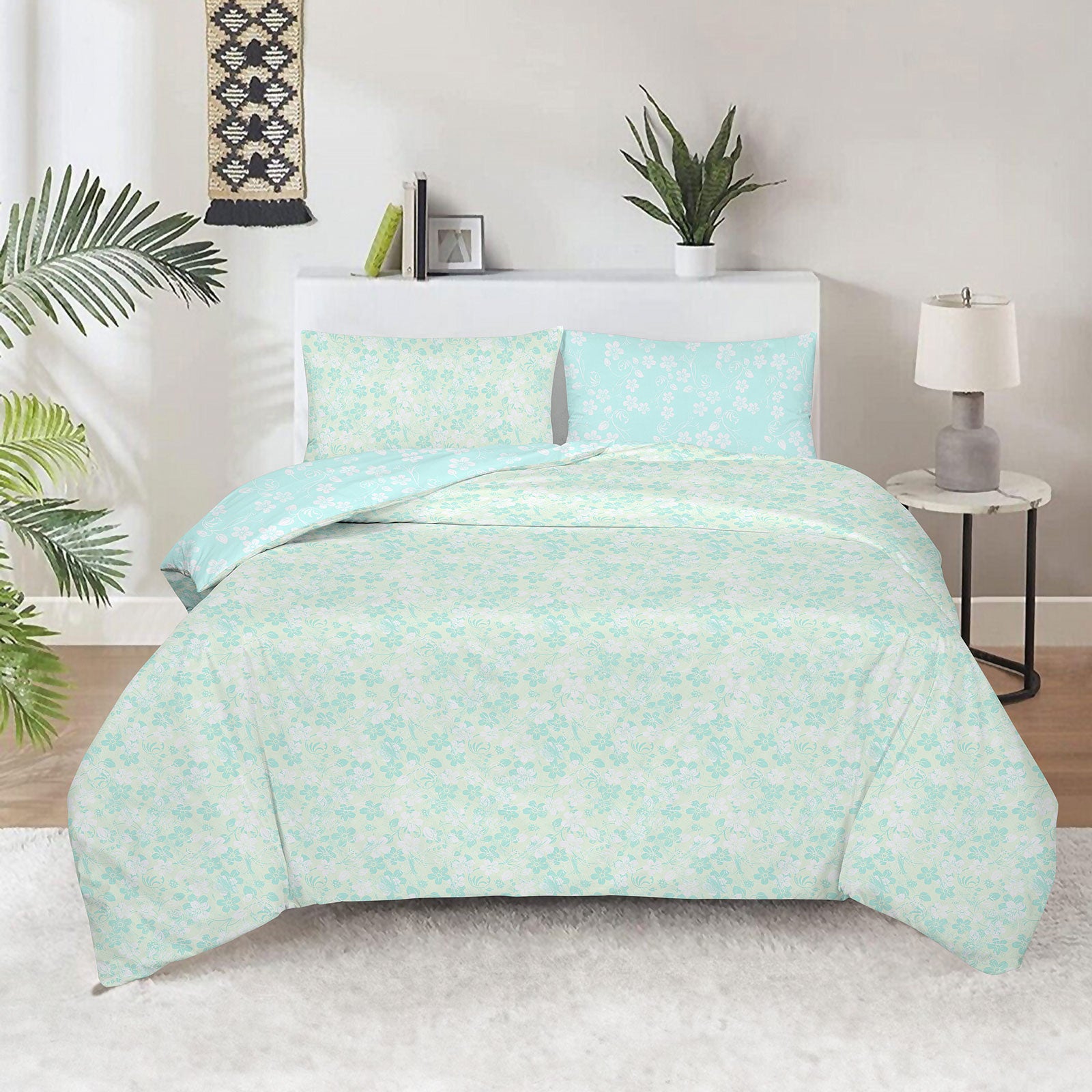 Vitapur bawełniana pościel Svilanit Mint Blossom