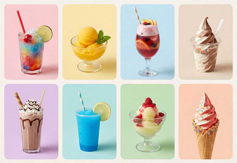 Slushie, sorbet, koktajl czy lody typu soft serve – wybór należy do Państwa