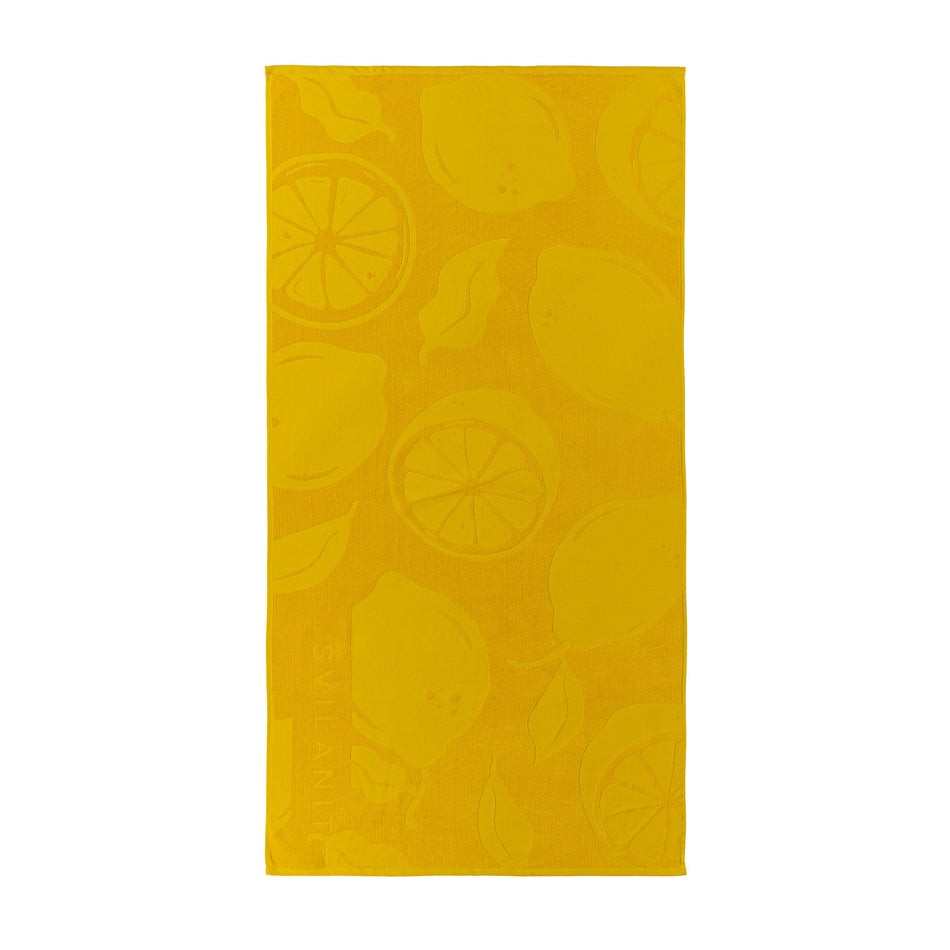 Svilanit premium ręcznik plażowy Lemons, 80 x 160 cm