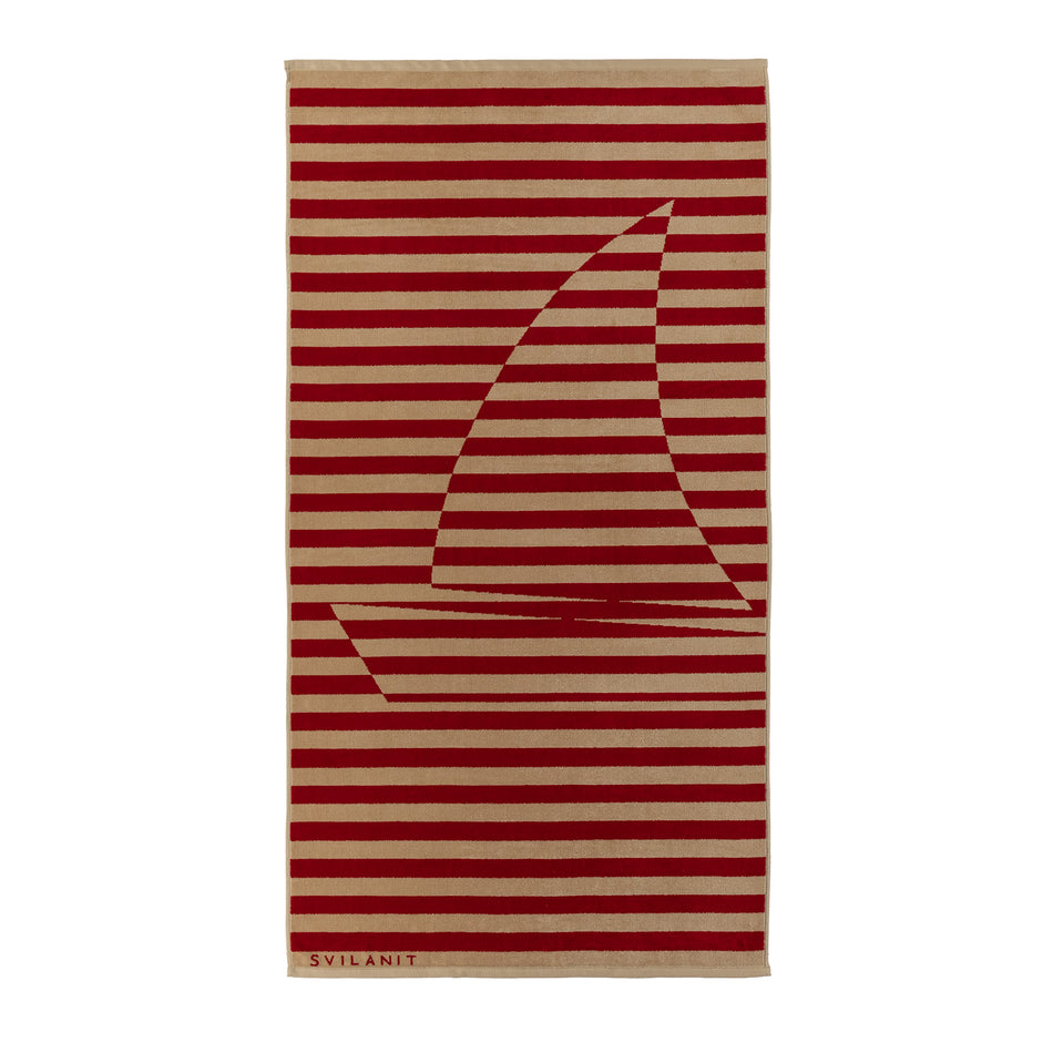 Svilanit premium ręcznik plażowy Sailing Boat, 80 x 160 cm